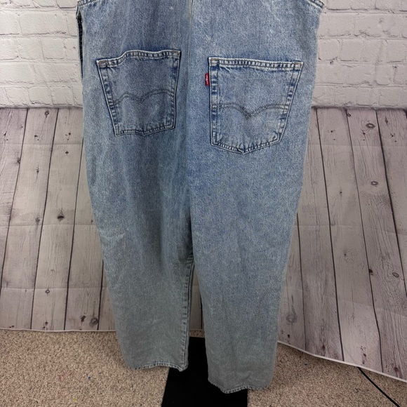Levi’s Denim Vintage Light Blue Wash Overalls Size Large - Picture 6 of 8